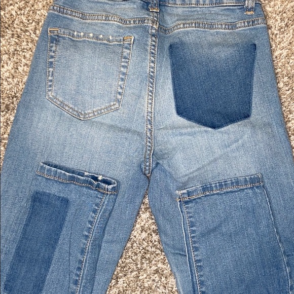 Bongo distressed two tone jeans size 4 - Picture 10 of 10